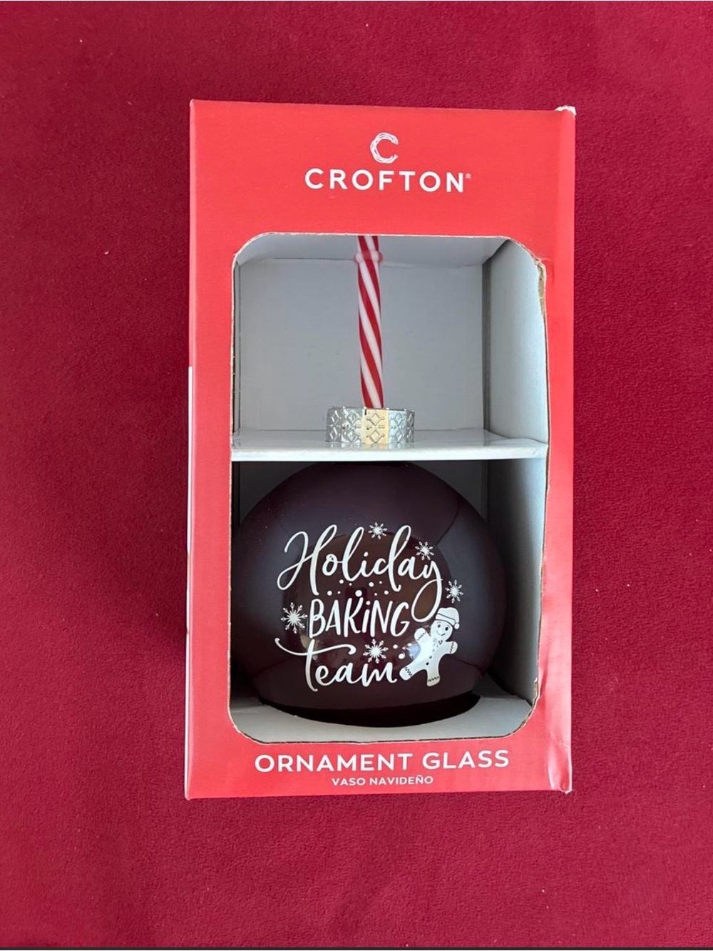 Crofton 'Holiday Baking Team' Glass cup